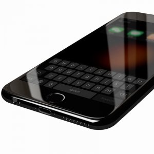 HardGlass MAX 5D - Szkło Hartowane na cały ekran do Apple iPhone 7 PLUS / 8 PLUS (5,5) kolor czarny