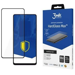3MK HardGlass Max Xiaomi Redmi Note 12 pro/ 12 pro+/ 12E czarny/black Fullscreen Glass