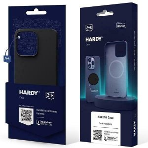3MK Hardy Case iPhone 15 Pro 6.1 grafitowy/graphite MagSafe