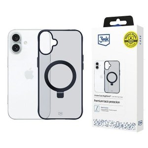 3MK Smoke Case iPhone 16 PlusMagsafe & Stand