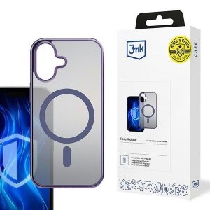 3MK Frosty MagCase iPhone 16 Plusfioletowy/purple