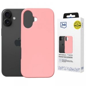 Etui 3MK Hardy MagSilicone do Apple      iPhone 16 Plus różowy