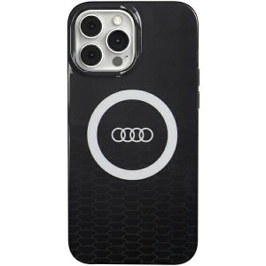 Audi IML Big Logo MagSafe Case iPhone 13 Pro / 13 6.1 czarny/black hardcase AU-IMLMIP13P-Q5/D2-BK