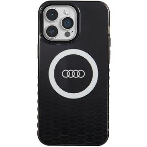 Audi IML Big Logo MagSafe Case iPhone 14 Pro Max 6.7 czarny/black hardcase AU-IMLMIP14PM-Q5/D2-BK