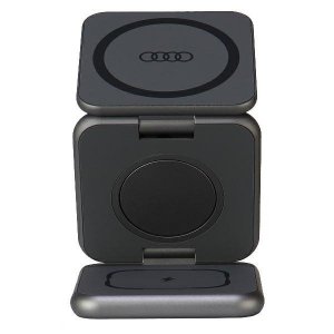 Audi składana ład. indukcyjna 3w1szary/grey Big Logo AU-MWC3IN1-GT/D1-GY