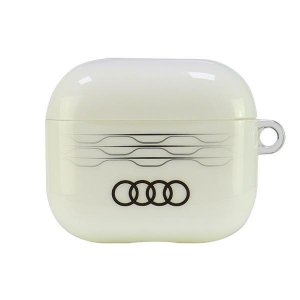 Audi IML Geometric Pattern AirPods 3cover biały/white AU-IMLAP3-A6/D3-WE