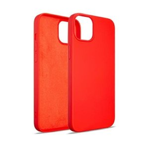 Beline Etui Silicone iPhone 15 Plus / 14 Plus 6.7 czerwony/red