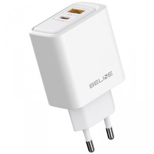 Ładowarka sieciowa Beline 45W GaN        USB-A/USB-C BLN2CW45 biały