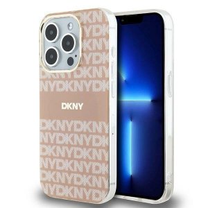 DKNY DKHMP15XHRHSEP iPhone 15 Pro Max6.7 różowy/pink hardcase IML Mono & Stripe MagSafe