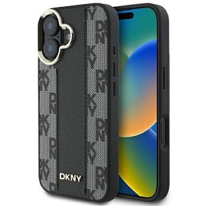 DKNY DKHMP16SPCPVSLK iPhone 166.1 czarny/black hardcase Checkered Pattern Magsafe