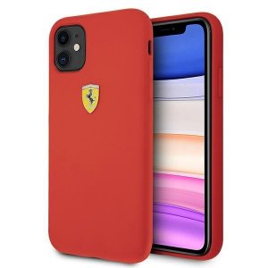 Ferrari FESTPSHCN61RE iPhone 11 6,1 / Xr czerwony/red hardcase On Track Silicone