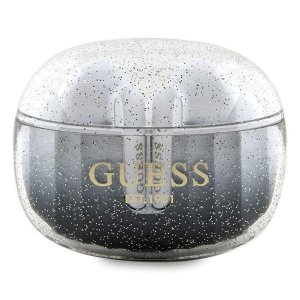 Guess słuchawki Bluetooth GUTWSHDGKEEKTWS + stacja dokująca czarny/black Glitter Gradient