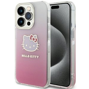 Hello Kitty HKHCP15XHDGKEP iPhone 15 Pro Max 6.7 różowy/pink hardcase IML Gradient Electrop Kitty Head