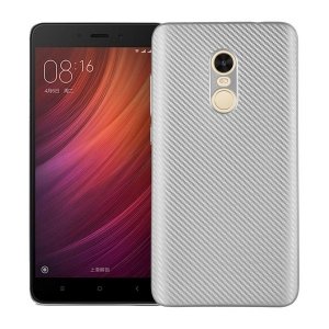 Etui Carbon Fiber Xiaomi Note 4/4X srebr ny/silver
