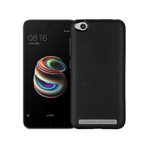 Etui Carbon Fiber Xiaomi Note 5A czarny /black without cut finger print