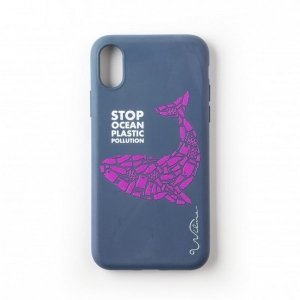 Wilma Ocean Whale iPhone X/Xs ciemny niebieski/dark blue WPC1014ORIPXS
