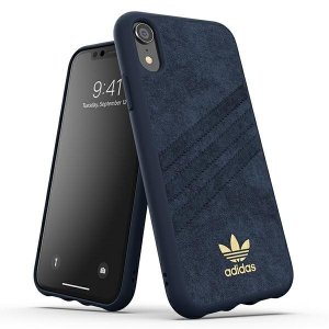 Adidas OR Moulded Case ULTRASuede iPhone Xr niebieski/blue 34999