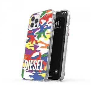 Diesel Clear Case Pride Camo AOP iPhone 12/12 Pro multikolor/colorful 44332