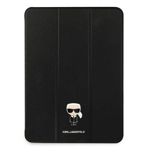 Karl Lagerfeld KLFC12OKMK iPad 12.9 Pro 2021 Book Cover czarny/black Saffiano Karl Iconic