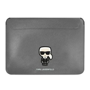 Karl Lagerfeld Sleeve KLCS14PISFG 13/14 srebrny/siver Saffiano Ikonik Karl