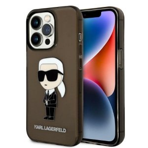 Karl Lagerfeld KLHCP14XHNIKTCK iPhone 14 Pro Max 6,7 czarny/black hardcase Ikonik Karl Lagerfeld