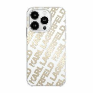 Karl Lagerfeld KLHCP15SHKFOEMD iPhone 15 / 14 / 13 6.1 złoty/gold hardcase IML Fullover  Logo