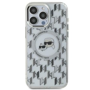 Karl Lagerfeld KLHMP16SHMCKMHT iPhone 166.1 przezroczysty/transparent IML Monogram Karl&Choupette Head MagSafe