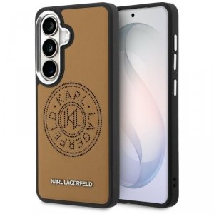 Etui Karl Lagerfeld Perforated KL        MagSafe do Samsung Galaxy S26 brązowy