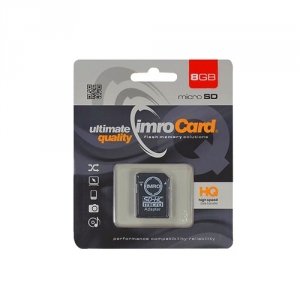 Karta pamięci microSD 8GB Imro + adp
