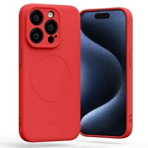 Mercury MagSafe Semi-Silicone iPhone 15 Pro 6,1 czerwony /red
