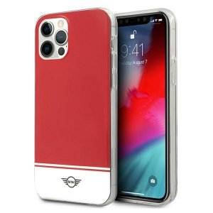 Mini MIHCP12MPCUBIRE iPhone 12/12 Pro 6,1 czerwony/red hard case Stripe Collection