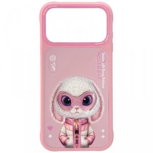 Etui Nimmy Cool&Cute 2.0 Rabbit do       iPhone 17 Pro różowy