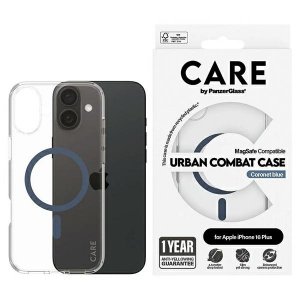 Etui CARE by PanzerGlass Flagship Case   iPhone 16 Plus 6,7 niebieski/blue MagSafe 1367