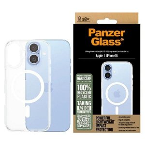 PanzerGlass HardCase iPhone 16 6.1biały/white MagSafe 1291