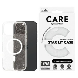 Etui CARE by PanzerGlass Flagship Star   Lit Case iPhone 16 Pro Max 6,9 biały/white MagSafe 1344