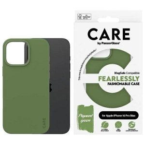 Etui CARE by PanzerGlass Fashion Case    iPhone 16 Pro Max 6.9 zielony/green MagSafe 1388