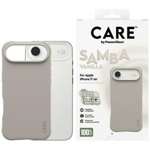 Etui CARE by PanzerGlass Fashionable     Samba MagSafe do iPhone Air waniliowy