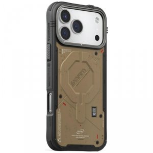 Etui Skinarma Vigor MagSafe do iPhone 17 Pro Max kamienny