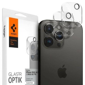 Spigen Optik.Tr Camera iPhone 14 Pro/14Pro Max Lens 2szt./2pcs przezroczysty/crystal clear AGL05228