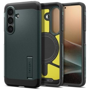 Etui Spigen Tough Armor Mag MagSafe do Samsung Galaxy S26 abyss green