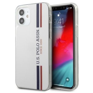 US Polo USHCP12SPCUSSWH iPhone 12 mini 5,4 biały/white Tricolor Collection