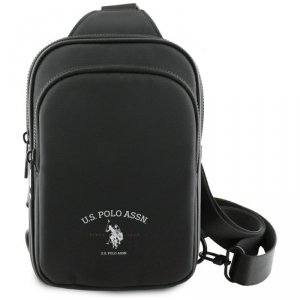 Torebka na telefon US Polo Petit Pique   Crossbody Arch czarny
