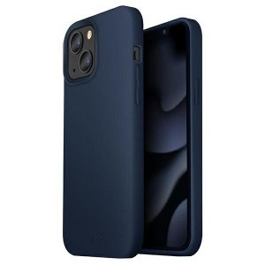 UNIQ etui Lino iPhone 13 / 14 / 15 6,1niebieski/marine blue