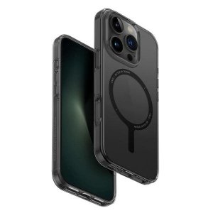 UNIQ etui Clario iPhone 16 Pro 6.3Magclick Charging dymny/smoke