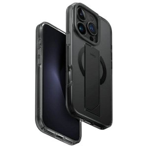 UNIQ etui Heldro Max iPhone 16 Pro 6.3  Magclick Charging czarny/vapour smoke