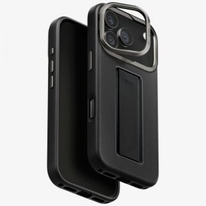 Etui UNIQ Heldro Pro do iPhone 17 Pro – Z Uchwytem na Rękę – MagClick / MagSafe – Czarne
