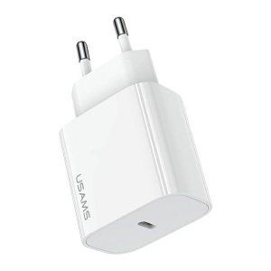 USAMS Ład. siec. 1xUSB-C T65 PD20W (only head) PD Fast Charging biały/white CC226TC01 (US-CC226)