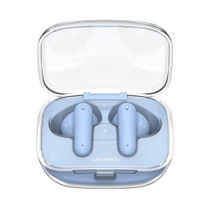 USAMS Słuchawki Bluetooth 5.3 TWS BEseries earbuds bezprzewodowe niebieski/blue US-BE16