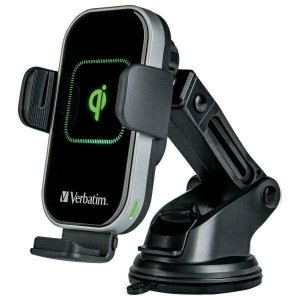 Uchwyt samochodowy z ładowarką           bezprzewodową Verbatim FWC-02 15W Qi 49553