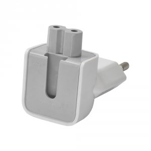 Akyga adapter nakładka AC  do zasilaczy Apple MacBook biały 